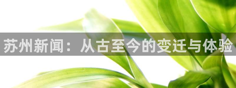 巅峰国际赏金女王app下载安装最新版：苏州新闻：从古至今的变迁与体验
