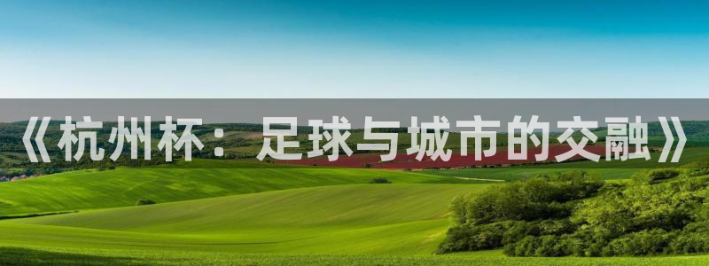 赏金国际app正版：《杭州杯：足球与城市的交融》