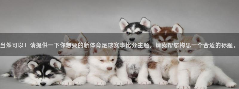 千行赏金app：当然可以！请提供一下你想要的新体育足球赛事比分主题，请我帮您构思一个合适的标题。